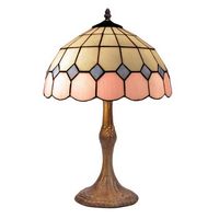 sobremesa base  forma  pantalla tiffany d 30cm serie pink