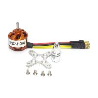 hobbyocean d2822 1100kv 145kv 1800kv 2600kv motor sin escobillas 2-3s para avion rc