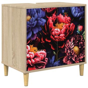 Mueble De Cuarto De Baño Kiel Sonoma 60 X 40 X 60 Cm Vidaxl