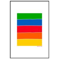 panorama cuadro metacrilato enmarcado agatha ruiz de la prada arcoiris bandera 50x70 cm