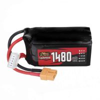 bateria zop power 148v 1480mah 130c 4s lipo con conector xt60 para dron rc