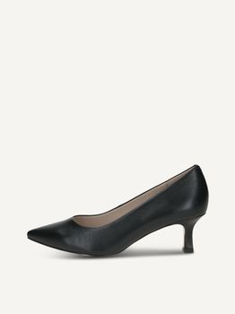 CAPRICE Pumps, black, made of Leather with Queenie, Size 36