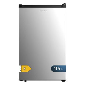 Cecotec Nevera Pequeña - Frigorífico Mini Retro 114L - 1 Puerta Bolero Coolmarket TT Origin 114 L Inox. Frigorífico Sobremesa