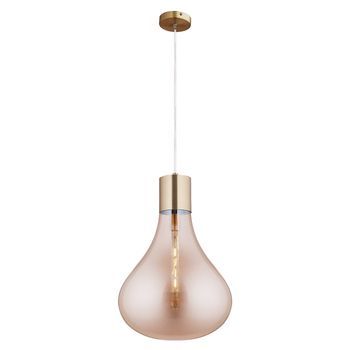 Lámpara Colgante Lumineca Triz 40x50 Cm Ámbar
