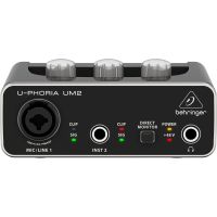 behringer um-2 u-phoria interface de audio