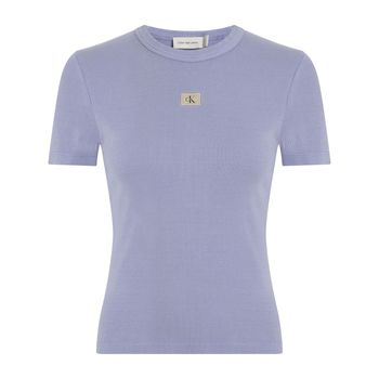 Calvin Klein Jeans. Camiseta con logo Violeta J20J225244-VFV