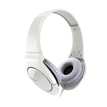 Auriculares Pioneer SE-MJ721 con cable y conector 3,5 mm para musica blancos