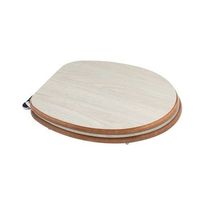 tapa de inodoro universal en mdf de roble gris