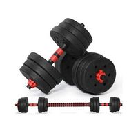 mancuernas pesas de disco 75kg  75kg 15kg total con barra fitness musculacion gimnasio plasticas 2 en 1