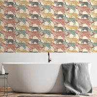 papel pintado panoramico animal salvaje 52x1000cm
