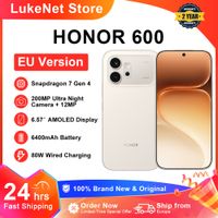 telefono inteligente honor 600 5g version eu camara ultra nocturna con ia de 200mp 6400mah snapdragon 7 gen4 boton ia pantalla amoled de 657 supercarga de 80w