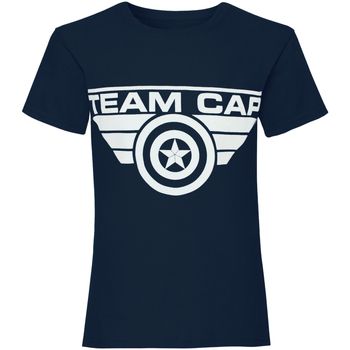 Marvel Camiseta Team Cap para niña