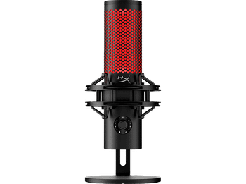 Micrófono - HYPERX QuadCast 2, USB, Sensor para silenciar, Indicadores LED, Negro