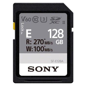 Tarjeta SD Sony SF-E128A 128GB V60 UHS-II 270MB/s resistente