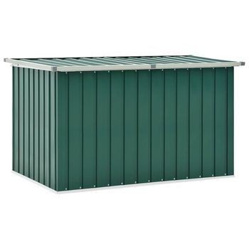 Caja De Almacenaje Para Jardín | Arcón De Jardín | Baúl Jardín Verde 149x99x93 Cm