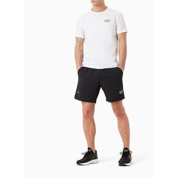 Emporio Armani EA7 Tops y Camisetas 8NPV03 PNDDZ-21BA WHITE/BLACK para hombre