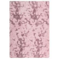 alfombra de pelo largo navarra rosa polvoriento 240x340 cm