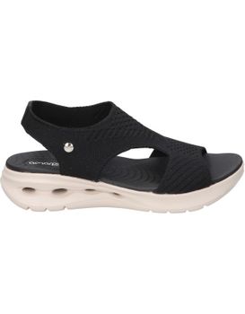 Sandalias Color Negro De Cómodo Amarpies Abz28655 36