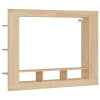 mueble de tv madera de ingenieria roble sonoma 152x22x113 cm vidaxl