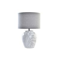 lampara sobremesa ceramica poliester 38x38x58
