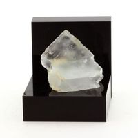fluorita blanca - pierre natural de francia pratclaux haute -loire  rare collection mineral discovery enero de 2018  590 ct - certificado de