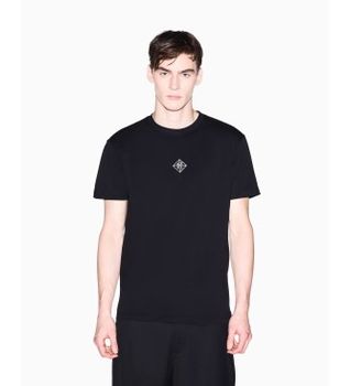 A|X Armani Exchange para hombre. XM002454AF10358UC001 Camiseta Design negro (XS), Casual, Algodón, Manga corta