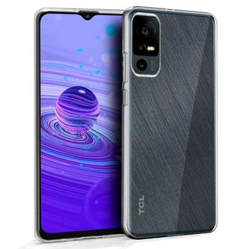 Cool Funda de Silicona Transparente para TCL 40R 5G