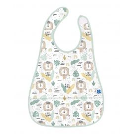 Babero de EVA con recogemigas Savanna Pattern Menta