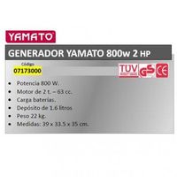 generador yamato 800w 2hp 2t