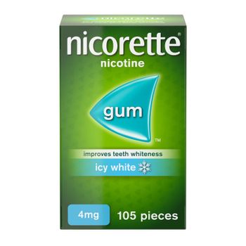 Nicorette Gum 4mg Icy White - 105 Pieces
