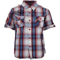 srk camisa manga corta chemise garcon ecarobo para nino