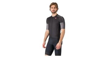 Maillot de manga corta castelli entrata 6 hombre negro gris