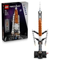lego technic cohete del sistema de lanzamiento espacial nasa artemis juguete de construccion 9 anos - 42221