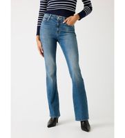 guess para mujer w5ya0ld5py5 vaqueros skinny sexy flare azul 32 casual denim