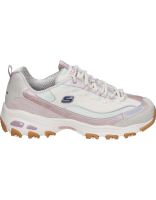 zapatillas para mujer plataforma skechers 150556-ltpk en blanco 37