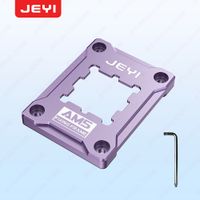 jeyi am5 cpu marco de enchufe antiflexion soporte de fijacion de corrector de flexion amd de aluminio para 7950x7900x7700x6000x antideformacion