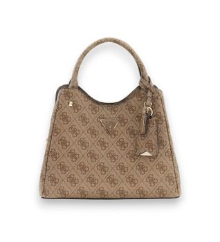 Guess para mujer. HWSG6974050 Bolso carryall pequeño Meridian II beige (OSFA), Casual, Poliuretano