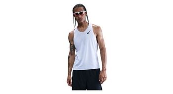 Camiseta de tirantes nike aeroswift gris  hombre
