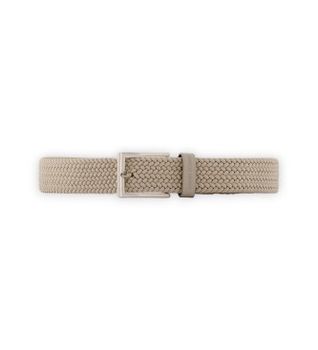 A|X Armani Exchange para hombre. 9513693R863U1148 Cinturón Plate Belt beige (85 cm), Casual, Sintético