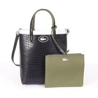 lacoste bolso de mano croc para mujer