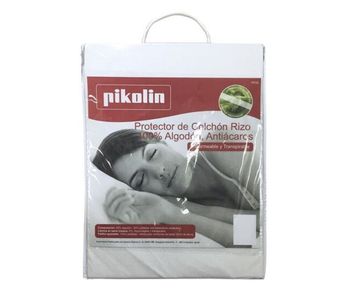 Protector de colchón rizo impermeable antiácaros