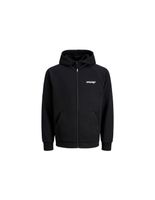 chaqueta jack and jones jjthatcher zip black hombre negro