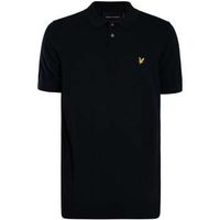 lyle  scott polo polo de punto de manga corta de algodon para hombre
