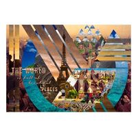 papel pintado 3d - the world  350x245 cm