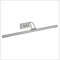 aplique led12w metalico luz calida 3000k articulado 65cm niquel mate