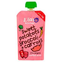 ellas kitchen 4 month organic sweet potato broccoli  carrot