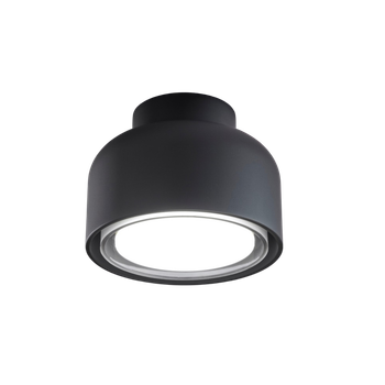 Lámpara De Techo Moderna Bottone En Aluminio Negro 1xgx53