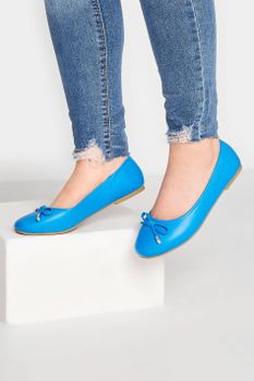 Bailarinas Azules En Diferentes Anchos