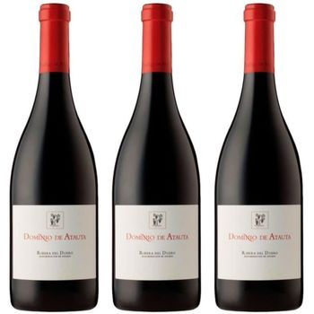 Dominio De Atauta Vino Tinto Con Crianza Elaborado Con Tempranill 75 Cl 13,5 % Pack 3 Botellas