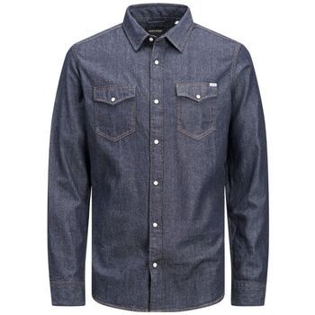 Jack & Jones Camisa manga larga 12138115 SHERIDAN-DARK DENIM para hombre
